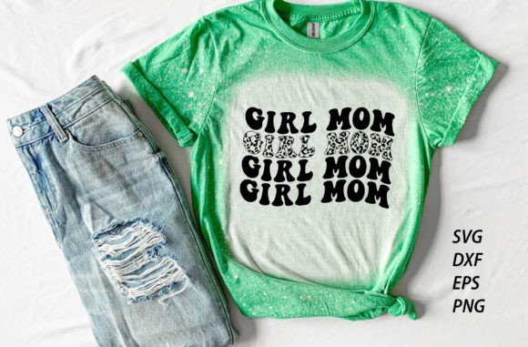 Girl Mom Retro Mama Svg for Crafts and Graphics