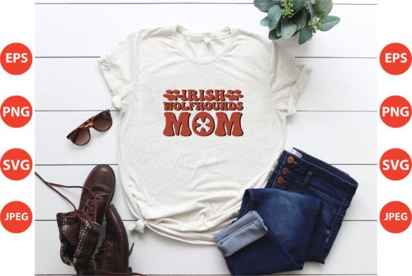 Irish Wolfhounds Mom SVG: Crafts & Graphics