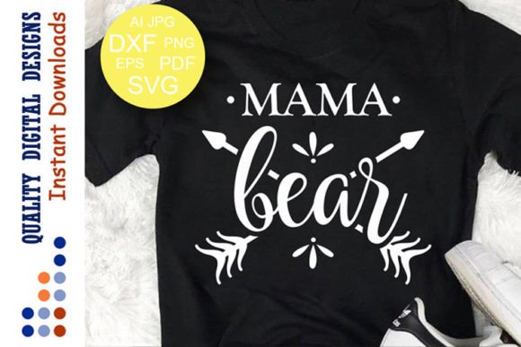 Mama Bear SVG for Crafts & Graphics