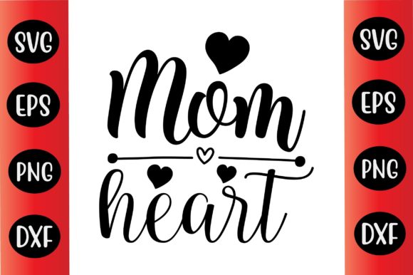 Mother’s Day Heart Graphics for Crafts